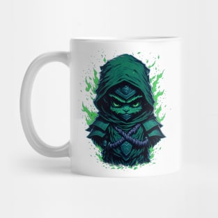 Maltese as green angry ninja Mug